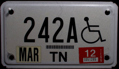TENNESSEE DISABLED 2012 242A