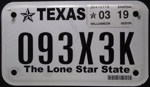 TEXAS THE LONE STAR STATE 2019 093X3K