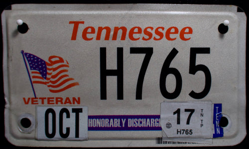 TENNESSEE HONORABLY DISCHARGED VETERAN 2017 H765