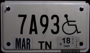 TENNESSEE DISABLED 2018 7A93