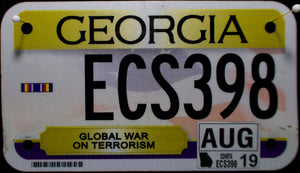 GEORGIA VETERAN GLOBAL WAR ON TERRORISM 2019 ECS398