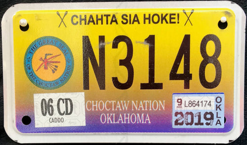 OKLAHOMA CHAHTA SIA HOKE CHOCTAW INDIAN NATION 2019 N3148