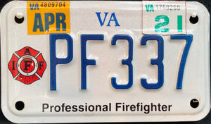 VIRGINIA PROFESSIONAL FIREFIGHTER 2021 PF337 dealer/other