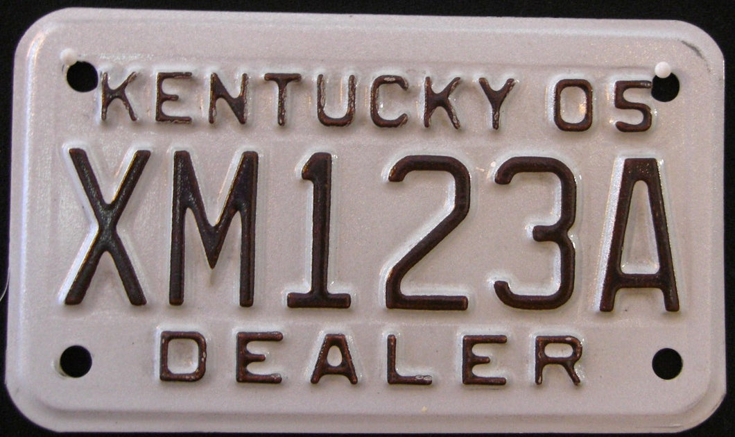 KENTUCKY DEALER 2005 XM123A