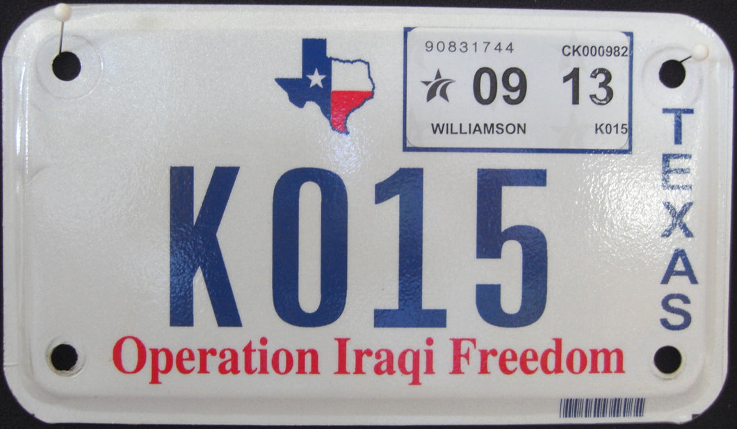 TEXAS VETERAN OPERATION IRAQI FREEDOM 2013 K015
