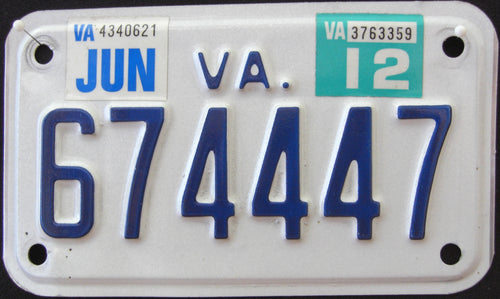 VIRGINIA 2012 674447